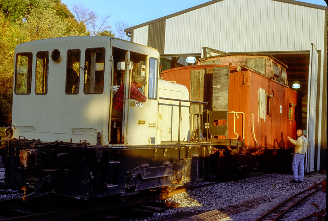 Being pushed into the carshop