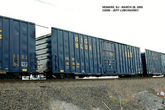 Big Blue Box Cars